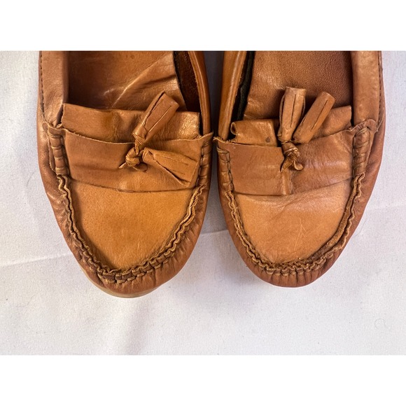 Aldo Womens Leather Brown Loafers Casual Shoes Size 37 - Picture 2 of 3